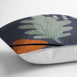 - 8123 - Realhomes Pastel Zemin Üzerinde Çiçek Desenli Dijital Baskılı Modern Yastık Kırlent Kılıfı Realhomes