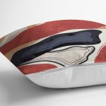 Renkli Zeminli Geometrik Desenli Dijital Baskılı Modern Yastık Kırlent Kılıfı Realhomes