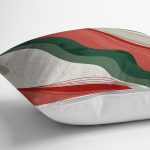 Renkli Zeminli Geometrik Desenli Dijital Baskılı Modern Yastık Kırlent Kılıfı Realhomes