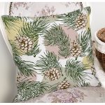 Beyaz Zemin Üzerinde Renkli Puantiyeli Sonbahar Yapraklı Yastık Kırlent Kılıfı Realhomes