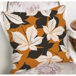 - 8371 - Realhomes  Rengarenk Zemin Üzerinde Çiçek Desenli Dijital Baskılı Modern Yastık Kırlent Kılıfı Realhomes