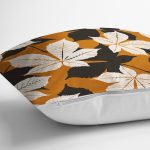 - 8371 - Realhomes  Rengarenk Zemin Üzerinde Çiçek Desenli Dijital Baskılı Modern Yastık Kırlent Kılıfı Realhomes