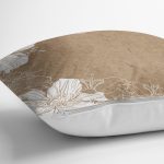 Rengarenk Zemin Üzerinde Beyaz Çiçek Desenli Yastık Kırlent Kılıfı Realhomes