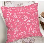 Rengarenk Zemin Üzerinde Beyaz Çiçek Desenli Yastık Kırlent Kılıfı Realhomes