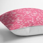 Rengarenk Zemin Üzerinde Beyaz Çiçek Desenli Yastık Kırlent Kılıfı Realhomes