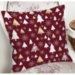 - 8406 - Realhomes Renkli Zeminli Çamağacı Desenli Dijital Baskılı Modern Yastık Kırlent Kılıfı Realhomes