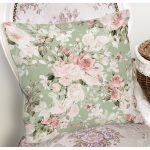 Rengarenk Zemin Üzerinde Beyaz Çiçek Desenli Yastık Kırlent Kılıfı Realhomes