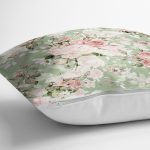 Rengarenk Zemin Üzerinde Beyaz Çiçek Desenli Yastık Kırlent Kılıfı Realhomes