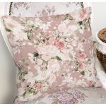 Rengarenk Zemin Üzerinde Beyaz Çiçek Desenli Yastık Kırlent Kılıfı Realhomes