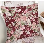 - 8425 - Realhomes Rengarenk Zemin Üzerinde Çiçek Desenli Dijital Baskılı Modern Yastık Kırlent Kılıfı Realhomes
