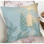 - 8546 - Realhomes  Renkli Zemin Üzerinde Gold Detaylı Mermer Desenli Modern Yastık Kırlent Kılıfı Realhomes