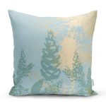 - 8546 - Realhomes  Renkli Zemin Üzerinde Gold Detaylı Mermer Desenli Modern Yastık Kırlent Kılıfı Realhomes