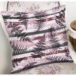 Rengarenk Zemin Üzerinde Çiçek Desenli Dijital Baskılı Modern Yastık Kırlent Kılıfı Realhomes