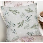 Renkli Zeminli Çam Ağacı Yapraklı Dijital Baskılı Modern Yastık Kırlent Kılıfı Realhomes