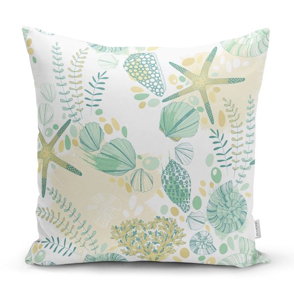 - 8784 - Realhomes  Renkli Zeminli Geometrik Desenli Dijital Baskılı Modern Yastık Kırlent Kılıfı Realhomes