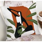 - 8933 - Realhomes Realhomes Özel Tasarım Dijital Baskılı Modern Yastık Kırlent Kılıfı Realhomes