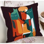 - 8938 - Realhomes Realhomes Özel Tasarım Dijital Baskılı Modern Yastık Kırlent Kılıfı Realhomes