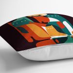 - 8938 - Realhomes Realhomes Özel Tasarım Dijital Baskılı Modern Yastık Kırlent Kılıfı Realhomes