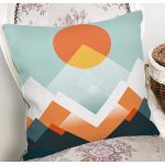 - 8943 - Realhomes Realhomes Özel Tasarım Dijital Baskılı Modern Yastık Kırlent Kılıfı Realhomes