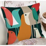 - 8944 - Realhomes Realhomes Özel Tasarım Dijital Baskılı Modern Yastık Kırlent Kılıfı Realhomes