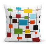 - 8955 - Realhomes Realhomes Özel Tasarım Dijital Baskılı Modern Yastık Kırlent Kılıfı Realhomes