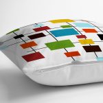 - 8955 - Realhomes Realhomes Özel Tasarım Dijital Baskılı Modern Yastık Kırlent Kılıfı Realhomes