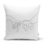 - 8962 - Realhomes Realhomes Özel Tasarım Dijital Baskılı Modern Yastık Kırlent Kılıfı Realhomes