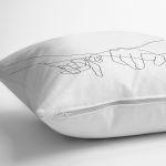 - 8962 - Realhomes Realhomes Özel Tasarım Dijital Baskılı Modern Yastık Kırlent Kılıfı Realhomes