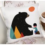 - 8963 - Realhomes Realhomes Özel Tasarım Dijital Baskılı Modern Yastık Kırlent Kılıfı Realhomes