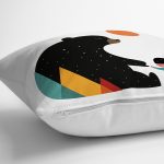 - 8963 - Realhomes Realhomes Özel Tasarım Dijital Baskılı Modern Yastık Kırlent Kılıfı Realhomes