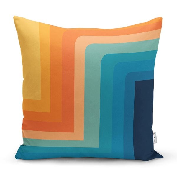 Realhomes Özel Tasarım Dijital Baskılı Modern Yastık Kırlent Kılıfı Realhomes