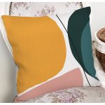 - 8966 - Realhomes  Realhomes Özel Tasarım Dijital Baskılı Modern Yastık Kırlent Kılıfı Realhomes