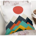 Realhomes Özel Tasarım Dijital Baskılı Modern Yastık Kırlent Kılıfı Realhomes