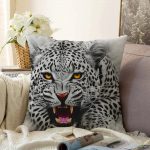 - Sonil-K-106-Gorsel1 - Realhomes  Leopar Desenli Dijital Baskılı Dekoratif Raşel Kadife Yastık Kırlent Kılıfı Realhomes