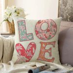 - Sonil-K-119-Gorsel1 - Realhomes  Aşk Temalı Dijital Baskılı Dekoratif Raşel Kadife Yastık Kırlent Kılıfı Realhomes