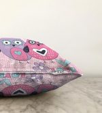 - Sonil-K-134-Gorsel3 - Realhomes  Baykuş Resimli Dijital Baskılı Dekoratif Raşel Kadife Yastık Kırlent Kılıfı Realhomes