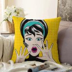 - Sonil-K-161-Gorsel1 - Realhomes  Pop Art Resimli Dijital Baskılı Dekoratif Raşel Kadife Yastık Kırlent Kılıfı Realhomes