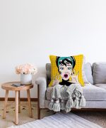 - Sonil-K-161-Gorsel2 - Realhomes  Pop Art Resimli Dijital Baskılı Dekoratif Raşel Kadife Yastık Kırlent Kılıfı Realhomes