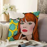 - Sonil-K-171-Gorsel1 - Realhomes Pop Art Resimli Dijital Baskılı Dekoratif Raşel Kadife Yastık Kırlent Kılıfı Realhomes