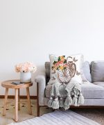 - Sonil-K-181-Gorsel2 - Realhomes Bisiklet Desenli Dijital Baskılı Dekoratif Raşel Kadife Yastık Kırlent Kılıfı Realhomes