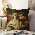 - Sonil-K-2-Gorsel1 - Realhomes  Osmanlı Desenli Dijital Baskılı Dekoratif Raşel Kadife Yastık Kırlent Kılıfı Realhomes