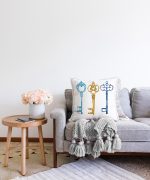 - Sonil-K-2011-Gorsel2 - Realhomes  Renkli Anahtar Desenli Dijital Baskılı Raşel Kadife Yastık Kırlent Kılıfı Realhomes