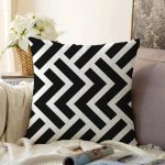 - Sonil-K-2021-Gorsel1 - Realhomes Siyah Beyaz Geometrik Desenli Raşel Kadife Yastık Kırlent Kılıfı Realhomes