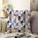 - Sonil-K-2045-Gorsel1 - Realhomes Modern Geometrik Desenli Dijital Baskılı Raşel Kadife Yastık Kırlent Kılıfı Realhomes