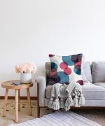 - Sonil-K-2058-Gorsel2 - Realhomes  Realhomes Renkli Yuvarlak Desenli Raşel Kadife Yastık Kırlent Kılıfı Realhomes