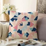- Sonil-K-2063-Gorsel1 - Realhomes  Renkli Geometrik Desenli Modern Raşel Kadife Yastık Kırlent Kılıfı Realhomes