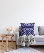 - Sonil-K-2078-Gorsel2 - Realhomes  Mavi Etnik Motifli Dijital Baskılı Modern Raşel Kadife Yastık Kırlent Kılıfı Realhomes