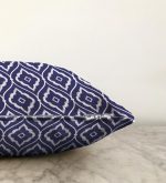 - Sonil-K-2078-Gorsel3 - Realhomes  Mavi Etnik Motifli Dijital Baskılı Modern Raşel Kadife Yastık Kırlent Kılıfı Realhomes