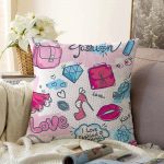 - Sonil-K-2087-Gorsel1 - Realhomes Fashion Aksesuar Desenli Dijital Baskılı Raşel Kadife Yastık Kırlent Kılıfı Realhomes