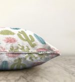 - Sonil-K-2089-Gorsel3 - Realhomes  Kaktüs Desenli Renkli Modern Raşel Kadife Yastık Kırlent Kılıfı Realhomes